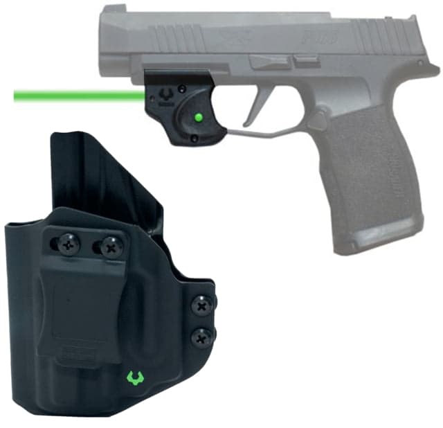 Viridian Weapon Technologies E-Series Green Laser Sight Sig Sauer P365 Black