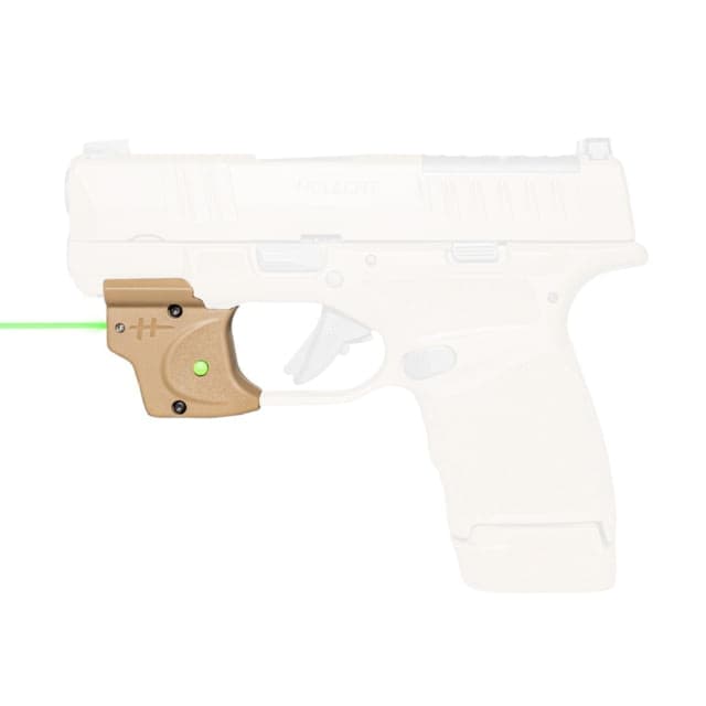 Viridian Weapon Technologies E-Series Laser Sight Green Laser Springfield Hellcat Flat Dark Earth