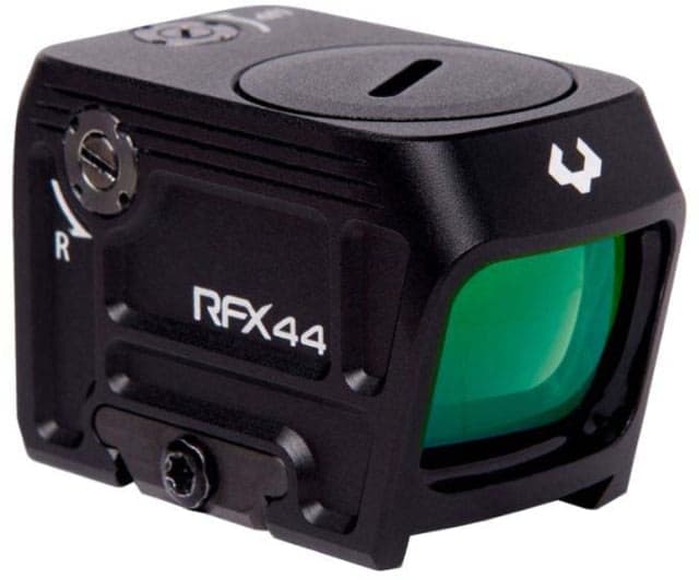 Viridian Weapon Technologies RFX44 Compact Closed Emitter Green Dot Sight w/ RMR Adapter Black