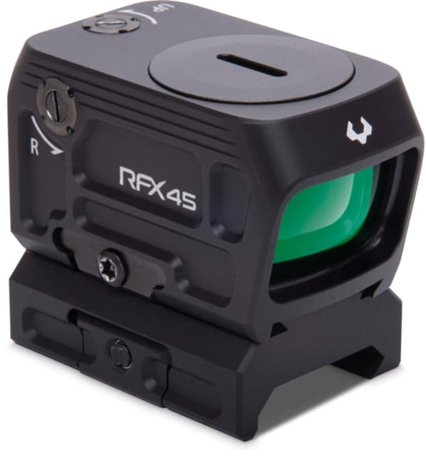 Viridian Weapon Technologies RFX45 Closed Emitter Green Dot Sight includes Low Mount Black