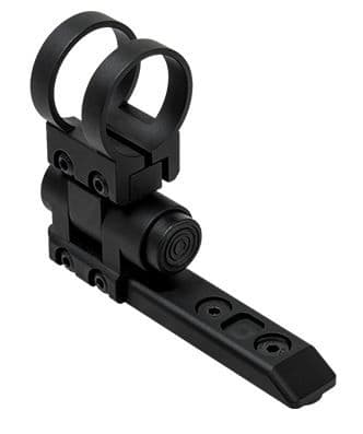Vism Keymod 1in Extended Flashlight Mount/Modular Black