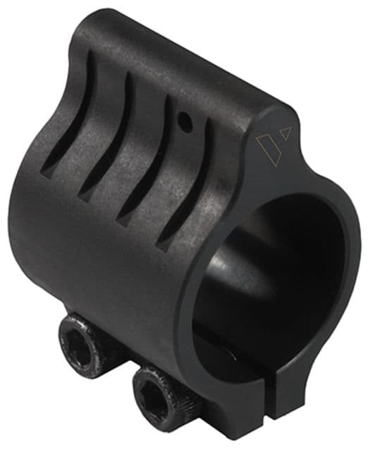 Vltor Gas Block Clamp On/Set Screw Mount Low Profile .75 Stainless Steel Black