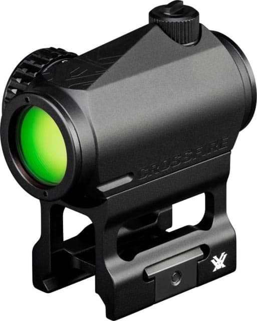 Vortex Crossfire 1x21mm Reflex Red Dot Sight 2 MOA Green Black