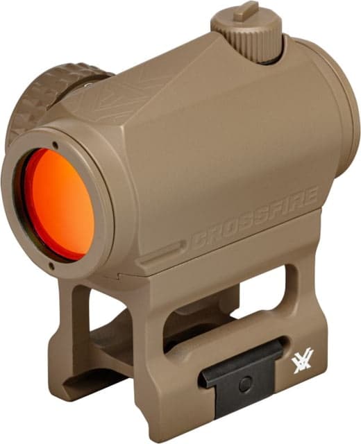 Vortex Crossfire 1x21mm Reflex Red Dot Sight 2 MOA Red Tan