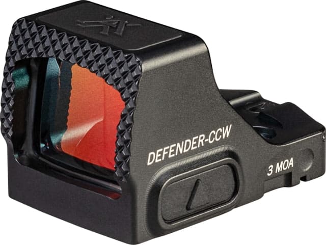 Vortex Defender-CCW Reflex Red Dot Sight 1x25mm 3 MOA Reticle Black 1.6in .95oz