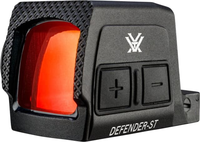 Vortex Defender-ST Enclosed Solar Micro Reflex Red Dot Sight 1x22.5mm 3 MOA dot with 32 MOA circle Reticle Black