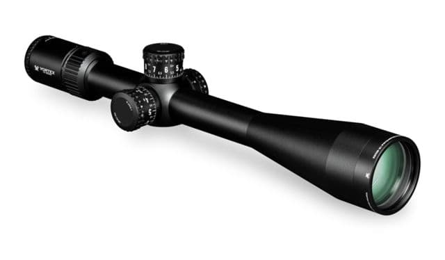 Vortex Golden Eagle 15-60x52mm Rifle Scope 30mm Tube Second Focal Plane Black Hard Anodized Non-Illuminated SCR-1 MOA Reticle MOA Adjustment 16.1in