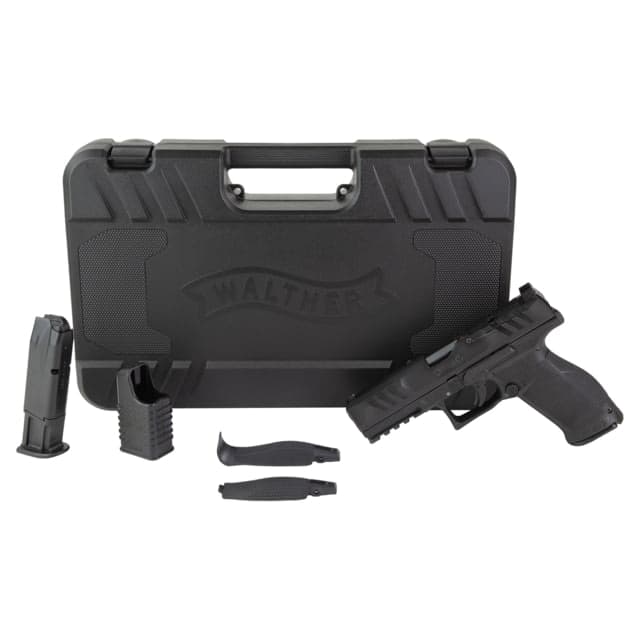 Walther PDP Striker Fired Semi-automatic Polymer Frame Pistol Full Size 9MM 4.5" Barrel Black Adjustable Rear Sight Optics Ready 10 Rounds 2 Magazines