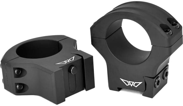 USED Warne HyperLite Tikka Rifle Ring Matte Black 30mm High Black