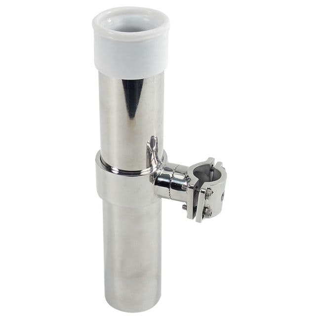 Whitecap Series Rail Mount 10" Rod Holder S.S. Bluewater