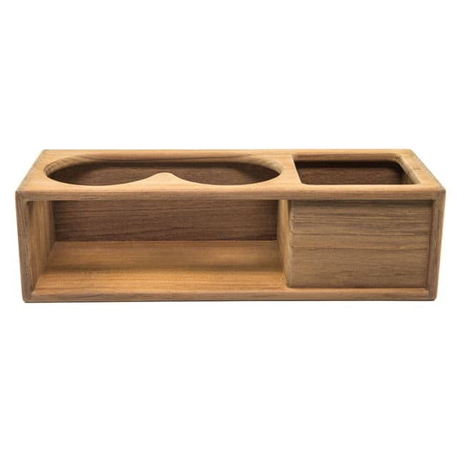 Whitecap Two Insulated Drink/Binocular Rack w/Tray Teak