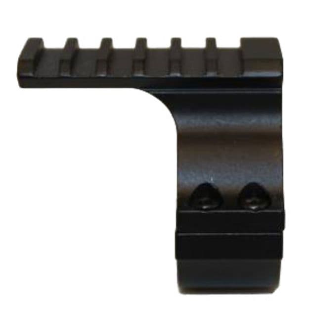 Wicked Hunting Lights 1in & 30mm Picatinny Scope Tube Mount Black