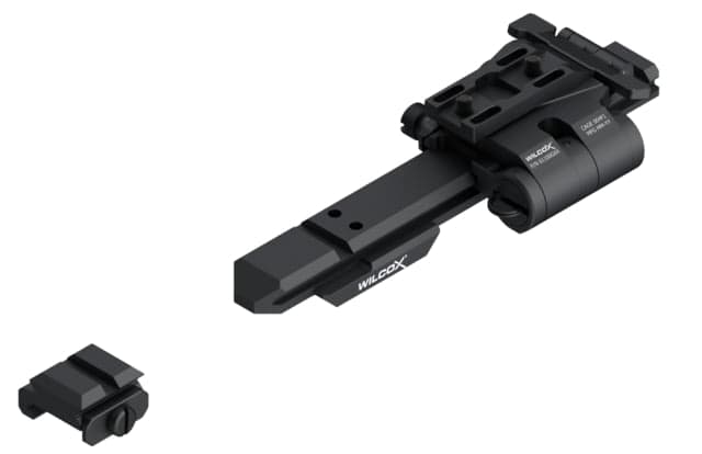 Wilcox EOTech XPS Riser Flip Mount System Left Hand 0.41in Screw Black