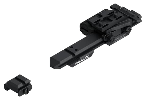 Wilcox EOTech XPS Riser Flip Mount System Right Hand 0.41in Screw Black