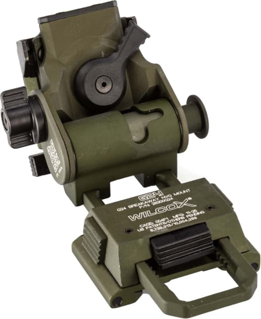 Wilcox G24 Mount w/ Low Profile Breakaway Base OD Green