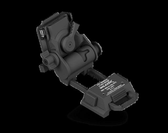 Wilcox G24 Night Vision Goggle Mount One Hole Shroud Standard/Lanyard Black