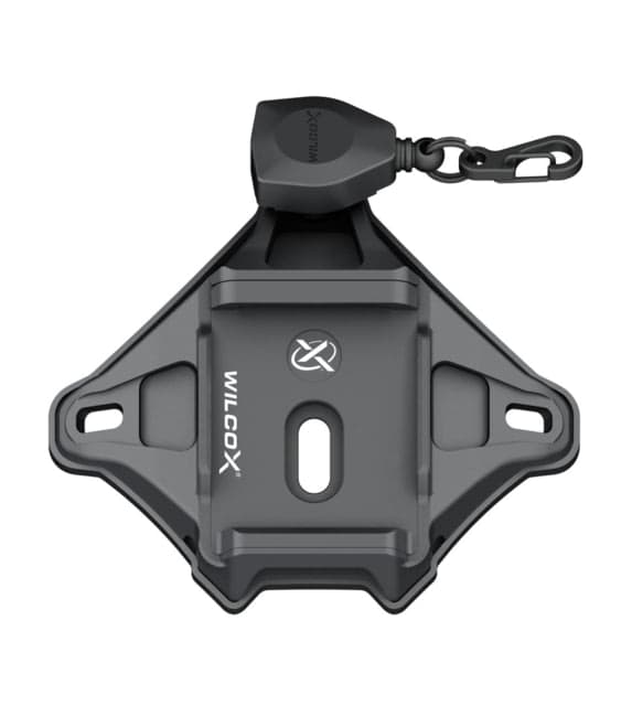 Wilcox Hybrid One/Three Hole Shroud with Lanyard Black