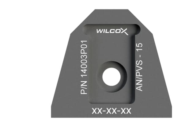 Wilcox NVG Interface Shoe Adapter AN/PVS-15/15A Black
