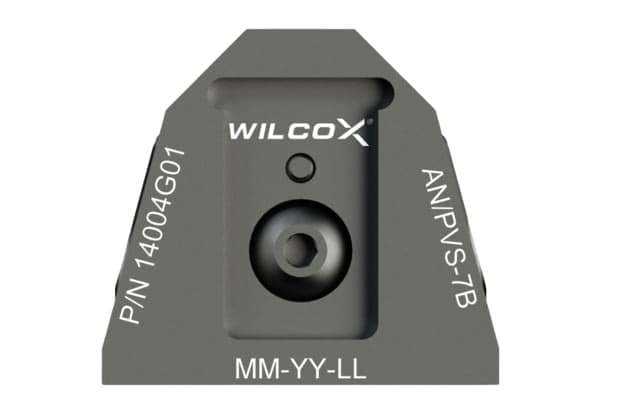 Wilcox NVG Interface Shoe Adapter AN/PVS-7B/7D Black