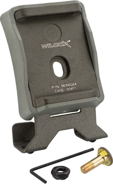 Wilcox One Hole Shroud with Bracket for ACH/MICH Foliage Green