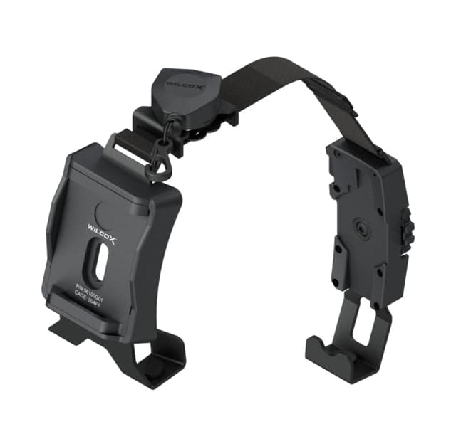 Wilcox Ratchet Strap Shroud f/ Non-Drilled ACH/MICH Helmet Black