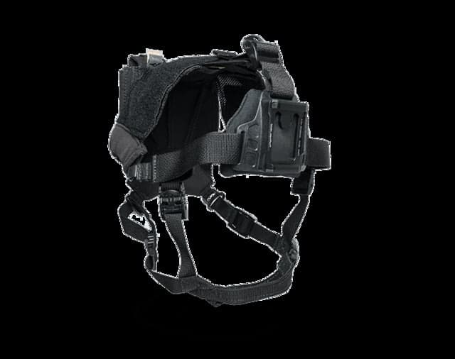 Wilcox Skull Lock Head Harness Mount-Lite Black Large