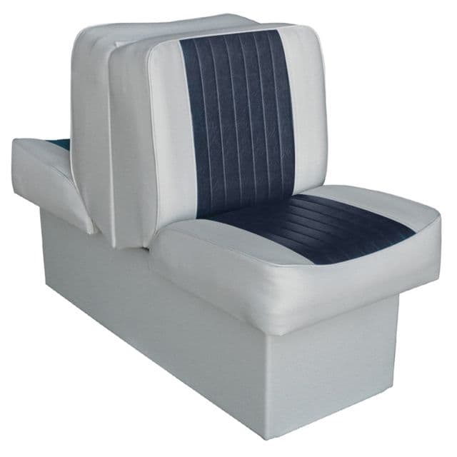 Wise Deluxe Lounge Seat w/ 10'' Base Wise Gray/Wise Navy Large