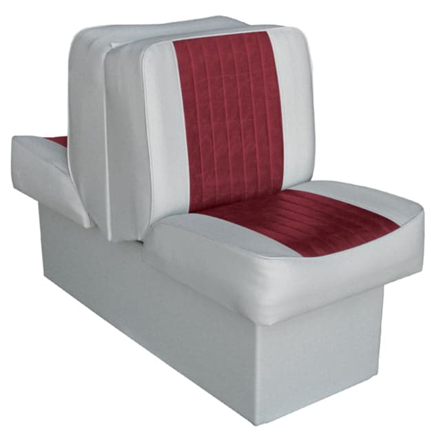 Wise Deluxe Lounge Seat w/ 10'' Base Wise Gray/Wise Red Large