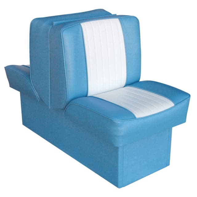Wise Deluxe Lounge Seat w/ 10'' Base Wise Light Blue/Wise White Large