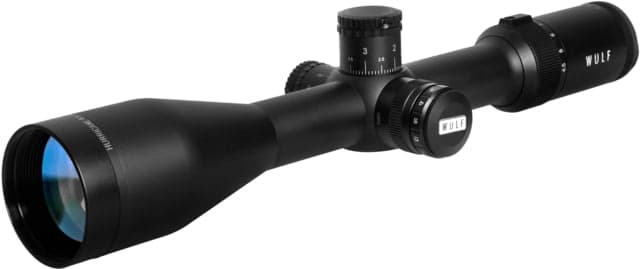 Wulf Optics Hurricane 4.5-18x50 Rifle Scope 30mm Tube Second Focal Plane Red/Green Half Mildot Reticle Black