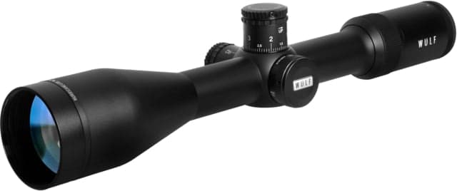 Wulf Optics Hurricane Lite 4.5-18x50mm Rifle Scope 30mm Tube Second Focal Plane Non Illuminated Half Mildot SF Reticle Black