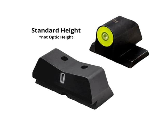 XS Sight Systems DXT2 Big Dot Sight S&W M&P OR Full Size Compact Yellow