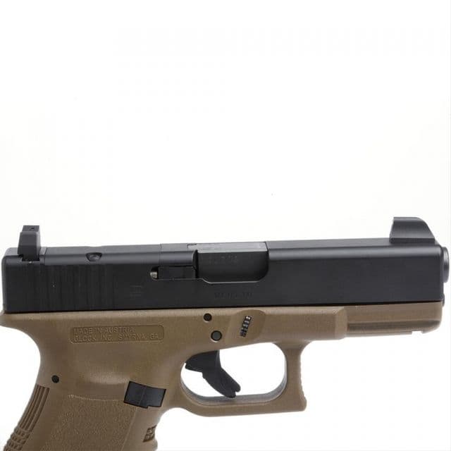 XS Sight Systems DXW Standard Dot for Glock Suppressor Height 171922-24262731-3638 Tritium Front White Stripe Rear