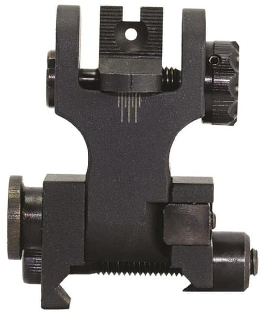 XS Sight Systems Folding Rear Rifle Tritium Sight CSAT Aperture Matte Black Standard