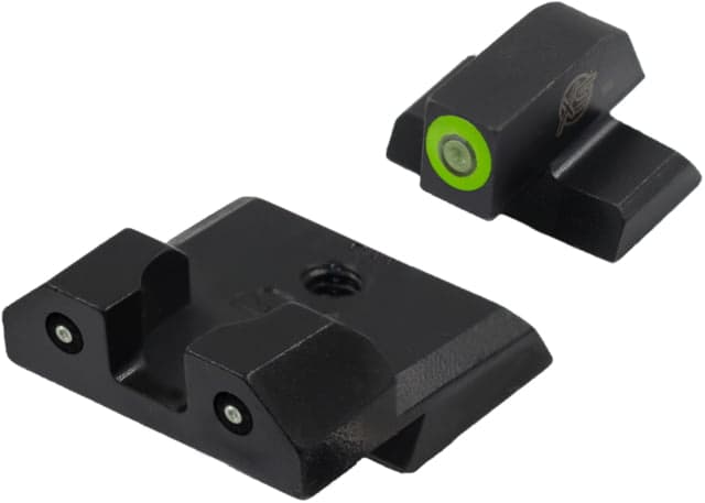 XS Sight Systems R3D 2.0 Square-Notch Tritium Pistol Night Sight Springfield SA-35 Front/Rear Black Green Green