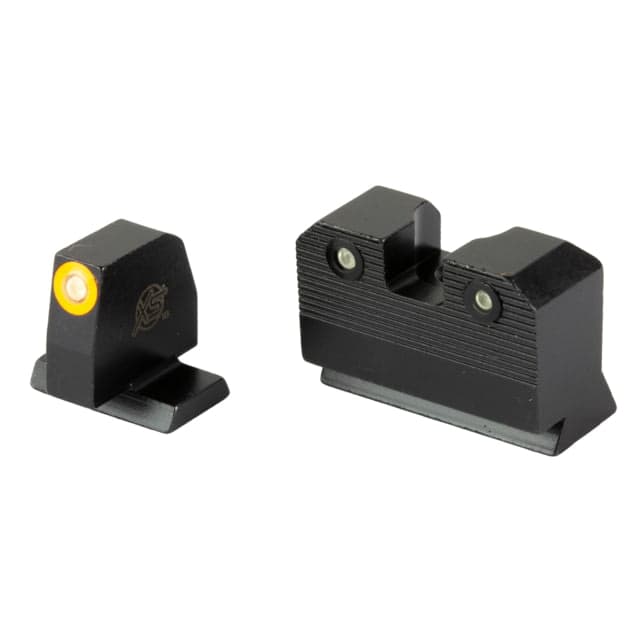 XS Sights R3D 2.0 Suppressor Height Tritium Night Sight For S&W M&P OR Full Size & Compact Orange Front Outline Green Tritium Front/Rear