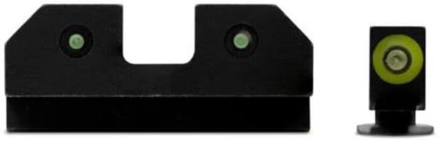 XS Sight Systems R3D Night Sights Tritium Green Glock 20/ 21/ 29/ 30/ 30S/ 37/ 41 Black