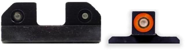 XS Sight Systems R3D Night Sights Tritium Orange Sig Sauer Black