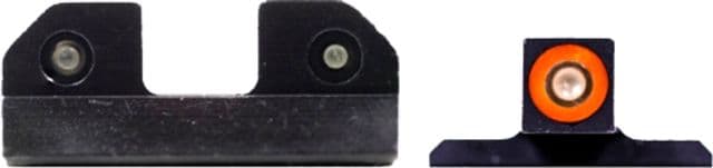 XS Sight Systems R3D Night Sights Tritium Orange Smith & Wesson M&P/ M&P M2.0 Black