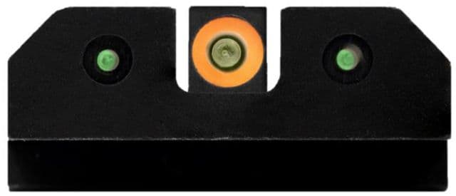 XS Sight Systems R3D Night Sights Tritium Orange Smith & Wesson M&P Shield/ M&P M2.0 Shield Black