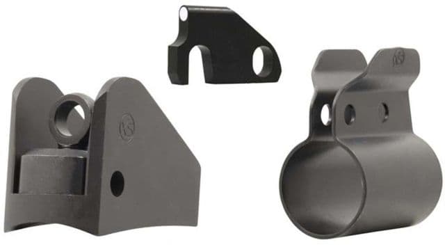 XS Sight Systems Winged Ghost Ring w/Banded Standard Dot White Front Sight Remington 87011001187 Matte Black Standard