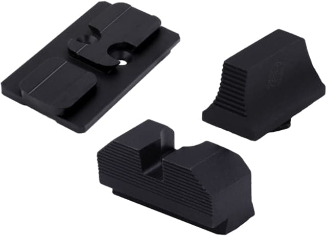 XS Sight Systems Minimalist No-Tritium Glock MOS Optic Adapter Plate ACRO Orange