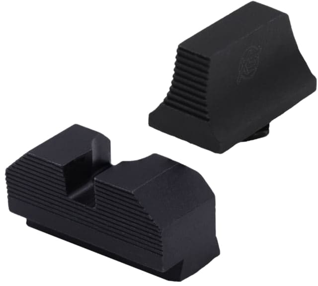 XS Sight Systems Minimalist OR Square-Notch Pistol Sight Glock Glock 17/19/22/24 Rear No-Trit Black