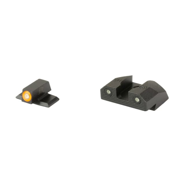XS Sight Systems R3D 2.0 Square-Notch Tritium Pistol Night Sight Smith & Wesson Bodyguard 2.0 Orange Tritium Front Black