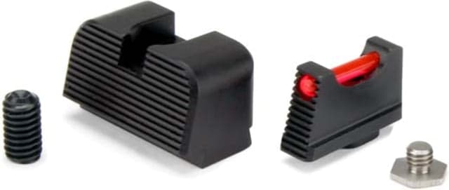 Zaffiri Precision Suppressor Height HD Sights Black Anodized w/Red Fiber