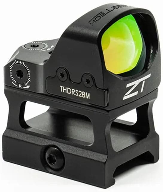 ZeroTech Optics Thrive HD RMR FootPrint Reflex Red Dot Sight w/ High Mount 1x28mm Multi Reticle Black