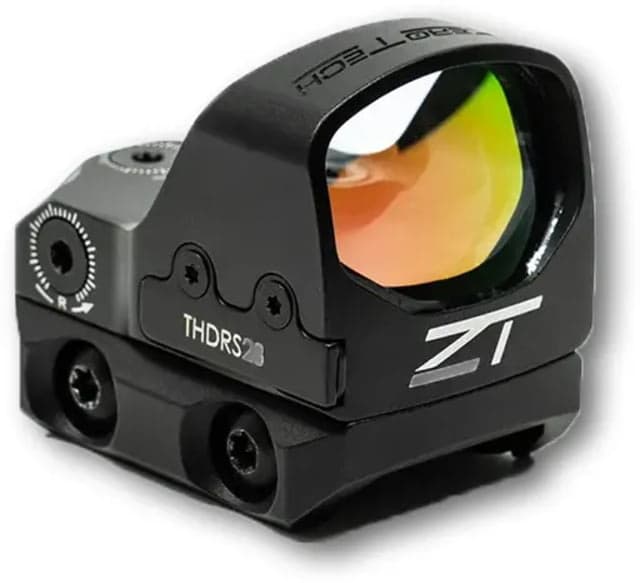 ZeroTech Optics Thrive HD RMR FootPrint Reflex Red Dot Sight w/ Low Mount 1x28mm 3 MOA Green Dot Black