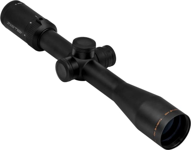 ZeroTech Optics The Thrive HD 4mm Riflescope 1.18in Tube First Focal Plane LR Hunter Illuminated Reticle Black