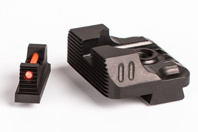 ZEV Technologies Combat Sight Set .215 Fiber Optic Front Combat v3 Rear