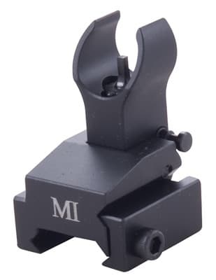 Ar-15 Flip-Up Forearm Rail Front Sight - 1.3'''' Flip-Up Forearm Rail Front Sight Aluminum Black